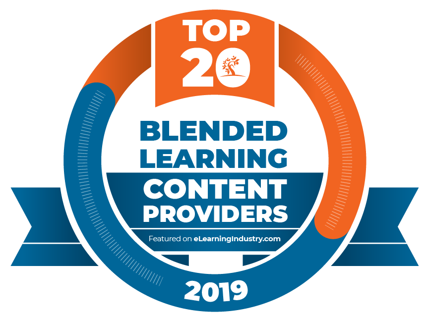 Top Blended Learning Content Providers 2019 badge