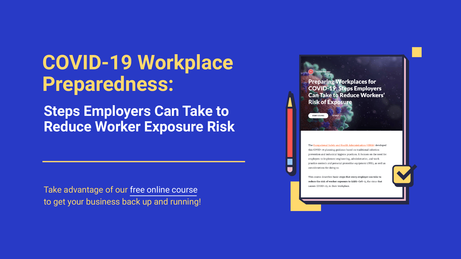 COVID-19 Workplace Preparedness Course