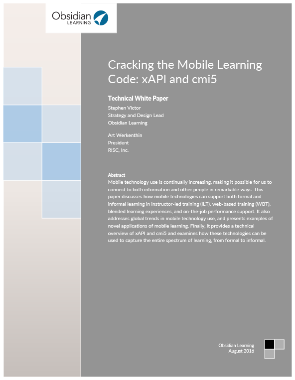 Cracking the Mobile Learning Code: xAPI and cmi5 cover image